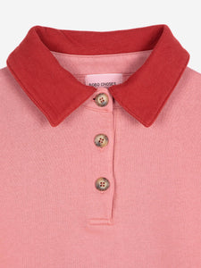 BOBO CHOSES | Colour Block Polo Sweatshirt | Pink - LONDØNWORKS