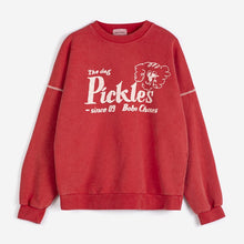 Load image into Gallery viewer, BOBO CHOSES | Pickles The Dog Relaxed Sweatshirt | Red