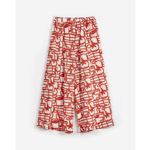 Load image into Gallery viewer, BOBO CHOSES | Cookery Festival Cotton Pants | Red - LONDØNWORKS
