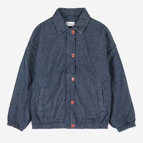 BOBO CHOSES | Denim Stripe Bomber Jacket | Navy - LONDØNWORKS