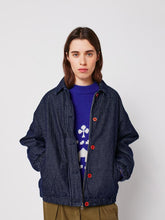 Load image into Gallery viewer, BOBO CHOSES | Denim Stripe Bomber Jacket | Navy - LONDØNWORKS