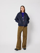 Load image into Gallery viewer, BOBO CHOSES | Denim Stripe Bomber Jacket | Navy - LONDØNWORKS