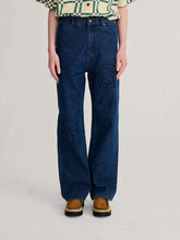 Load image into Gallery viewer, BOBO CHOSES | Embroidery Washed Mid-Waist Jeans | Blue