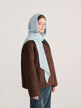 Load image into Gallery viewer, BOBO CHOSES | Knitted Hooded Scarf | Ice Blue
