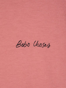 BOBO CHOSES | Hopscotch Relaxed T-shirt | Rose - LONDØNWORKS