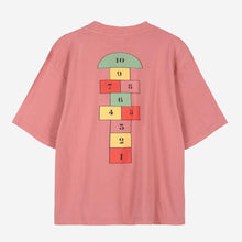Load image into Gallery viewer, BOBO CHOSES | Hopscotch Relaxed T-shirt | Rose - LONDØNWORKS