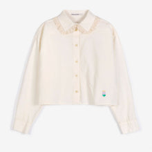 Load image into Gallery viewer, BOBO CHOSES | Lace Ending Poplin Shirt | Cream
