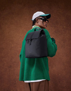 GASTON LUGA | Däsh Bucket Backpack  | Black - LONDØNWORKS