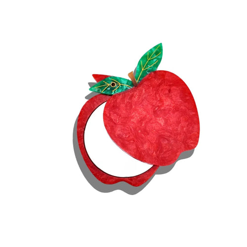 SOLAR ECLIPSE | Hand-painted Apple Compact Mirror - LONDØNWORKS