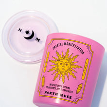 Load image into Gallery viewer, NORTH MUSE | Crystal Manifestation Candle | Sicilian Lemon