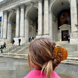 SOLAR ECLIPSE | Hand-painted Claw Hair Clip | Everything Bagel - LONDØNWORKS