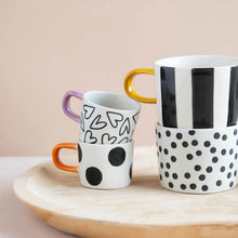 Load image into Gallery viewer, CAROLINE GARDNER | Mono Big Strip Ceramic Mug - LONDØNWORKS
