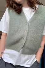 Load image into Gallery viewer, ØST LONDON | Erika Kid Mohair Vest | Leaf Green