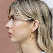 Load image into Gallery viewer, NORDIC MUSE | Large Entwined Hoops | Gold