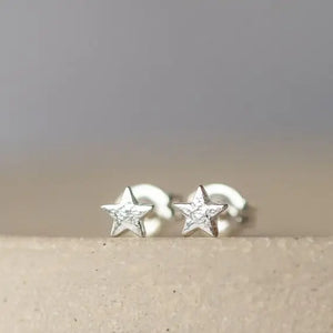 LUCY KEMP | Mini Star Studs | Sterling Silver - LONDØNWORKS