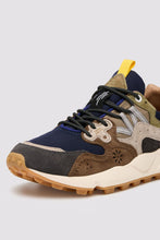 Load image into Gallery viewer, FLOWER MOUNTAIN | Yamano 3 Suede/Nylon Sneakers | Dark Grey/Brown