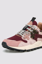 Load image into Gallery viewer, FLOWER MOUNTAIN | Yamano 3 Sneakers Suede/Nylon Woolen Knit | Purple/Pink/Brown