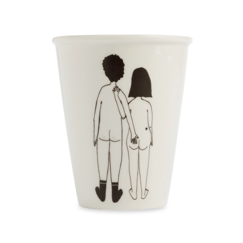 HELEN B | Porcelain Cup | Naked Couple Back