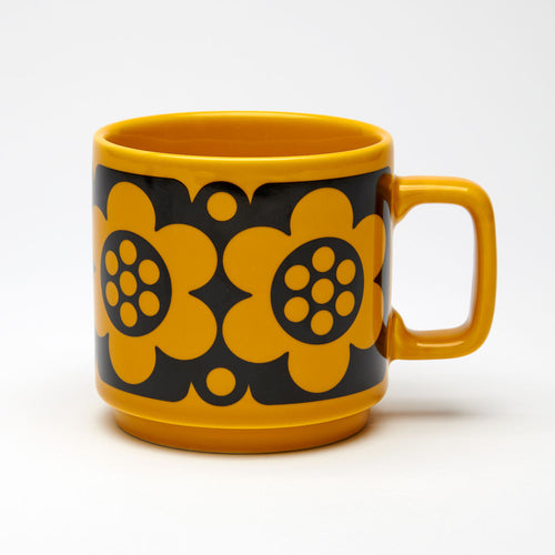 MAGPIE | Hornsea Geo Flower Mug  | Yellow - LONDØNWORKS