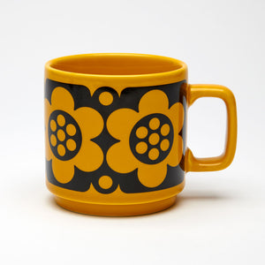 MAGPIE | Hornsea Geo Flower Mug  | Yellow - LONDØNWORKS