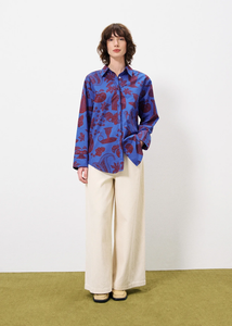 FRNCH | Laela Shirt | Flora Blue