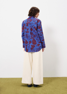 FRNCH | Laela Shirt | Flora Blue