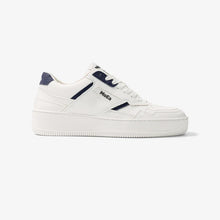 Load image into Gallery viewer, MoEa | GEN1 Mushroom Vegan Sneakers | White &amp; Navy