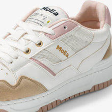 Load image into Gallery viewer, MoEa | GEN2 Corn Vegan Sneakers | White &amp; Pink