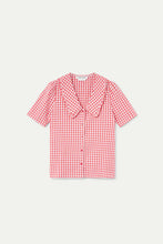 Load image into Gallery viewer, COMPANIA FANTASTICA | Gingham Plaid Shirt | Red
