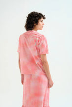 Load image into Gallery viewer, COMPANIA FANTASTICA | Gingham Plaid Shirt | Red