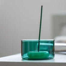Load image into Gallery viewer, OLI OLSEN | Helio Ferretti Glass Incense Holder | Green