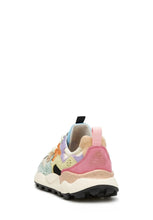 Load image into Gallery viewer, FLOWER MOUNTAIN | Yamano 3 Suede/Nylon Sneakers | Pink-Beige-Light Green - LONDØNWORKS