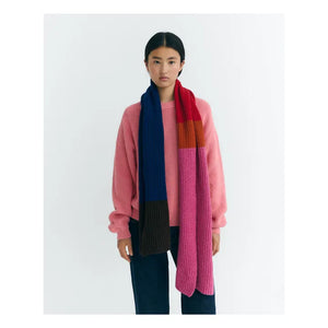THINKING MU | Yellowstone Ghede Wool Scarf | Pink
