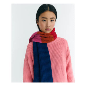 THINKING MU | Yellowstone Ghede Wool Scarf | Pink