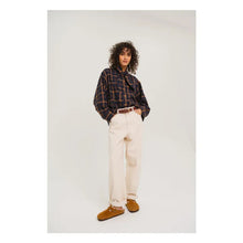 Load image into Gallery viewer, SACRECOEUR | Charlie Scarf Shirt Drake | Navy Blue
