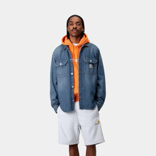 Load image into Gallery viewer, CARHARTT WIP | Harvey Shirt Jac | Blue Dark Used Wash - LONDØNWORKS