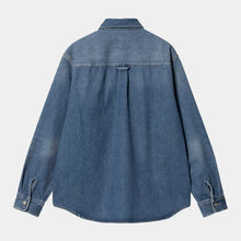 Load image into Gallery viewer, CARHARTT WIP | Harvey Shirt Jac | Blue Dark Used Wash - LONDØNWORKS