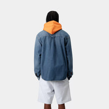Load image into Gallery viewer, CARHARTT WIP | Harvey Shirt Jac | Blue Dark Used Wash - LONDØNWORKS