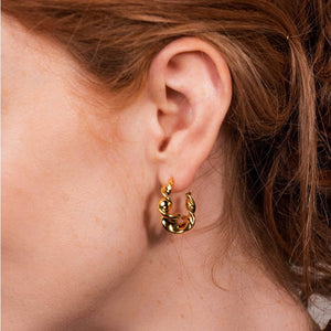 ASHIANA |  Harper Hoop Earrings | Gold Plated - LONDØNWORKS