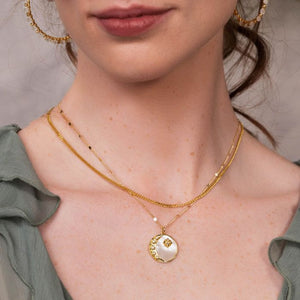 ASHIANA | Blanca Necklace | Pearl & Gold - LONDØNWORKS