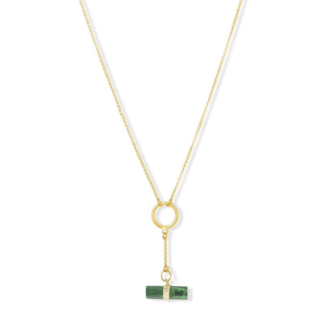 ASHIANA | Greta Necklace | Malachite - LONDØNWORKS