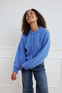 Noella | Kae Knit Cardigan | Dove Blue - LONDØNWORKS