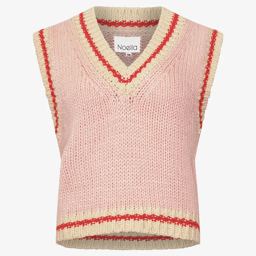 NOELLA | Kayanna Knit Vest | Berry Combo