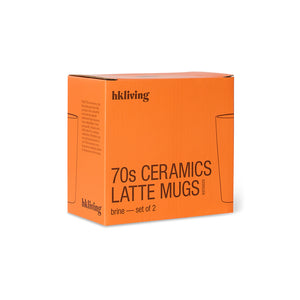 HKLIVING | Latte Mugs Set Of 2 | Brine