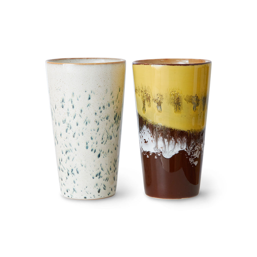 HKLIVING | Latte Mugs Set Of 2 | Brine