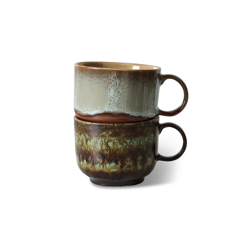 HKLIVING | Tea Cups Set Of 2 | Odyssey