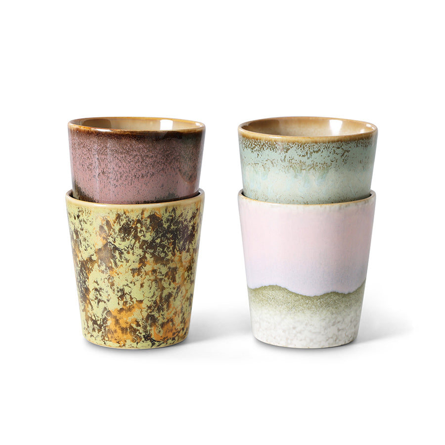 HKLIVING | Set of 4 Coffee Mugs | Serendipity - LONDØNWORKS