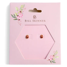 Load image into Gallery viewer, BILL SKINNER | Ladybird Stud Earrings | Gold - LONDØNWORKS