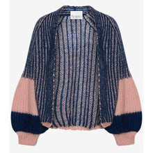 Load image into Gallery viewer, NOELLA | Liana Knit Cardigan | Rose &amp; Navy