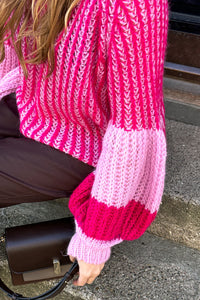 NOELLA | Liana Knit Sweater | Pink Bubblegum